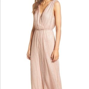 Line + Dot Doux Metallic Jumpsuit
